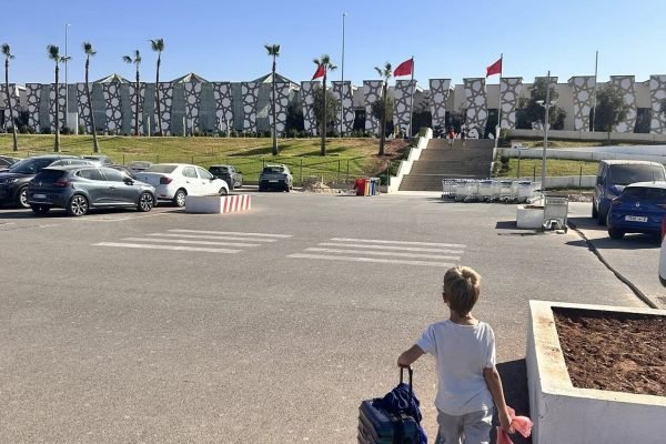Arrivé a l'aeroport de fes au maroc